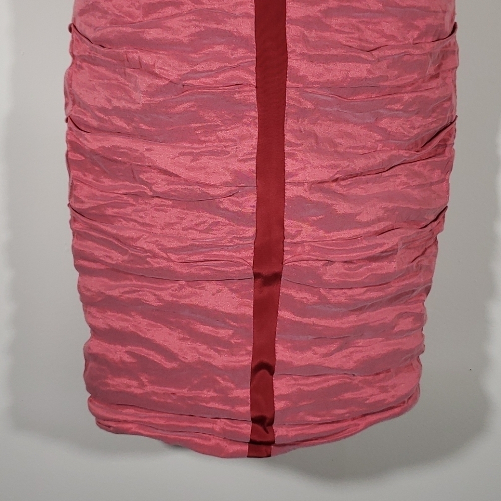 NICOLE MILLER COLLECTION Ruched Dress, Size 0 - Picture 3 of 8